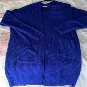 Royal blue cardigan
